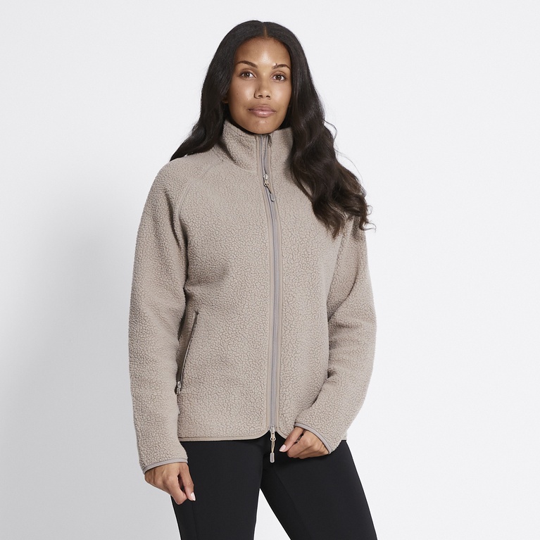 Pile jacket "Valla"  Dk Beige